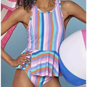 Matilda Jane Saucey Stripes Tankini & Bottoms 29632S/29634S - Large (Excellent)